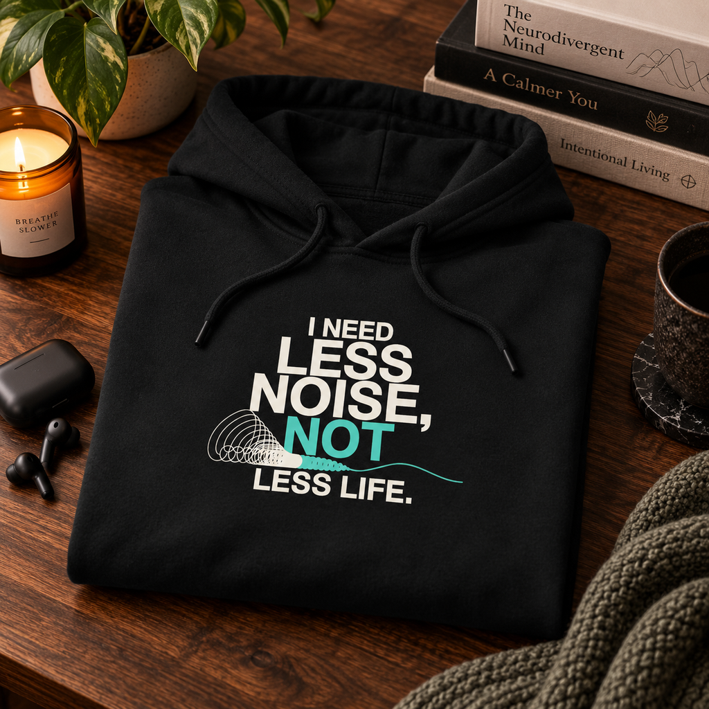 I Need Less Noise, Not Less Life - Neurodiversity Hoodie
