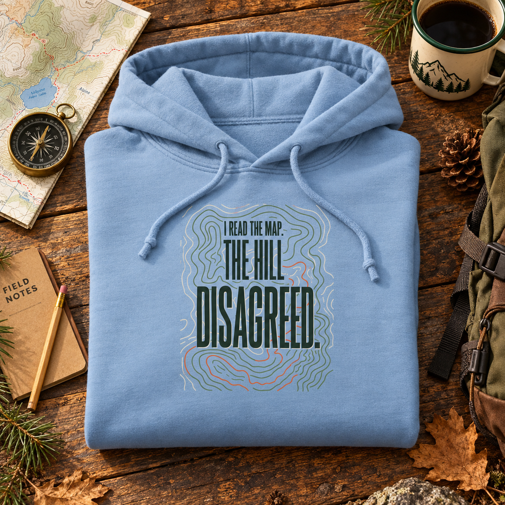I Read the Map - Hill Walking Hoodie